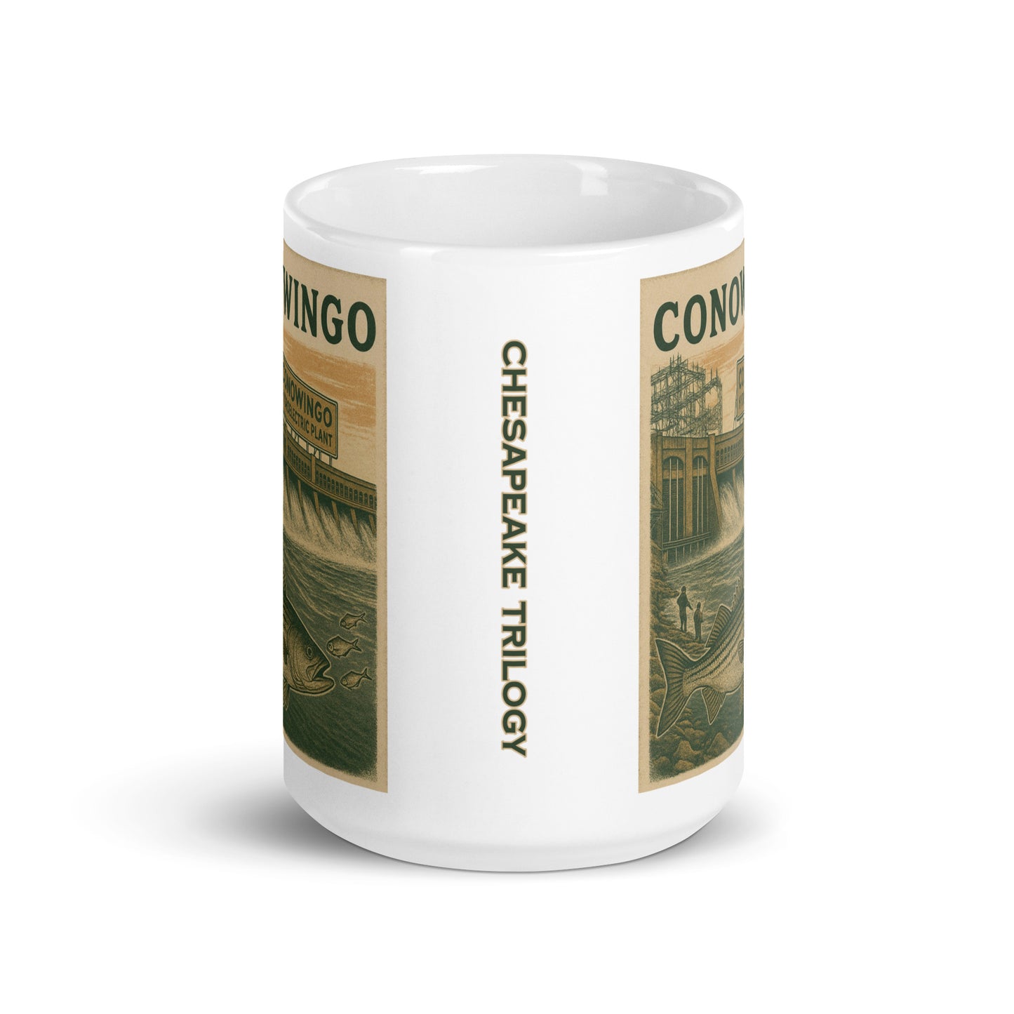 Conowingo Dam Fishing Mug