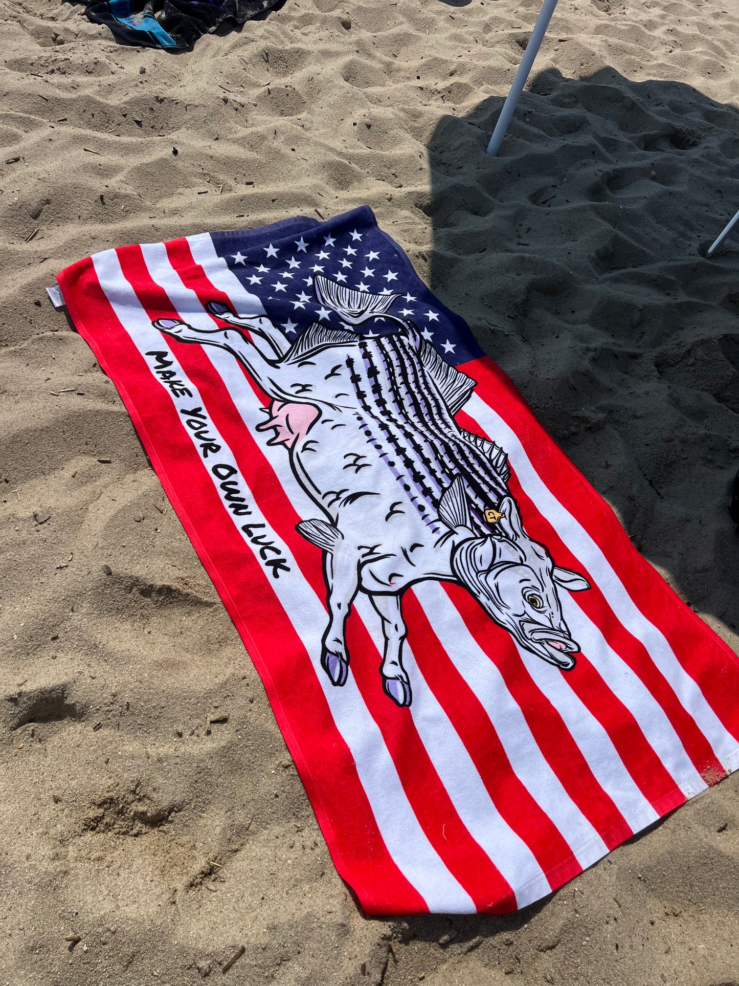 American Original Cow Striper Towel